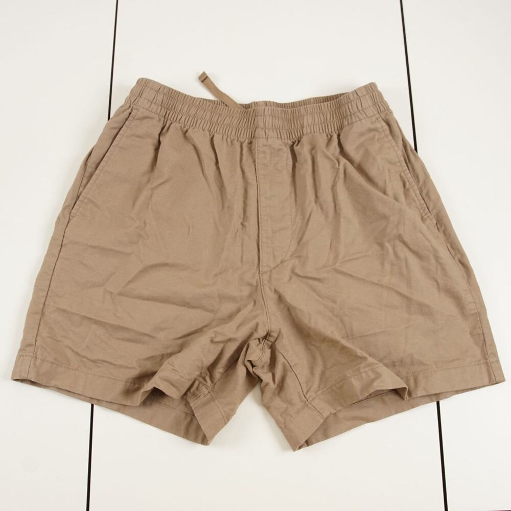 Uniqlo Linen Blend Brown 5" Easy Shorts Mens Sz S
